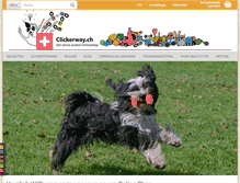Tablet Screenshot of clickerway.ch